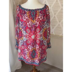 Flying Tomato Women’s Medium Off Shoulder Tunic Dress